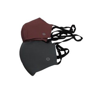 Lululemon Face Masks - Arctic Plum and Grey 2Pc